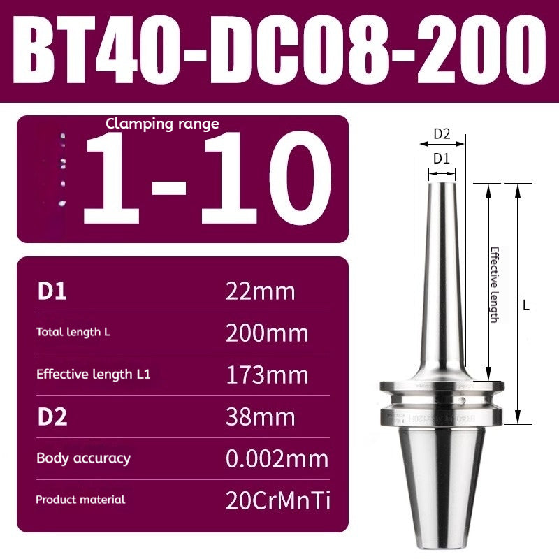10045 BT30/BT40/BT50-DC high precision back-pull tool holder Shandong Denso Pricision Tools Co.,Ltd.